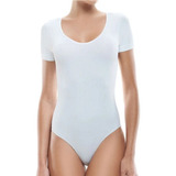 Body Lupo Liso Manga Curta Loba Feminino Sem Costura 47001 F