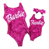 Body Maiô Barbie Infantil E Adulto Plus