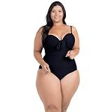 Body Maiô Costas Nuas Modelador Disfarça Barriga Drapeado Cor-Preto-Tamanho-G2-52-