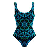 Body Maiô Estampado Raveup Mandala Flor Energia