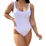 Body Maiô Feminino Suplex Cavadão Blogueira Costas Nua Top