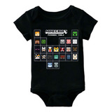 Body Minecraft Jogo Filme 2025 Gamer Body Bebê Infantil M39