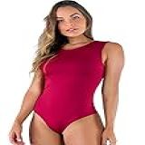 Body MVB Modas Feminino Camiseta Collant Suplex Estampado