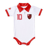 Body Polo Flamengo Infantil Torcida Baby
