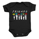 Body Série Friends Seriado Logo Bebê