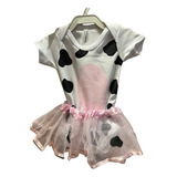 Body Vaquinha Roupa Bebe Menina Infantil Saia Tule Carnaval