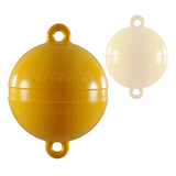 Boia Arinque De Sinalização Amarela 40cm Brudden Nautica