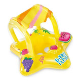 Boia Baby Bote Kiddie Frutas Para Bebê Com Cobertura Intex