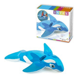 Boia Baleia Gigante Bote Inflável Piscina Praia Intex 58523