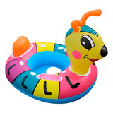 Boia Bebê Bote Infantil Inflável Centopeia Encosto Piscina