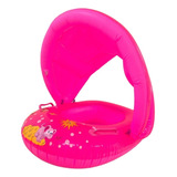Boia Bebe Com Cobertura Modelo Carrinho Inflável P Piscina