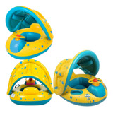 Boia Bebê Infantil Com Cobertura Proteção Piscina Inflável