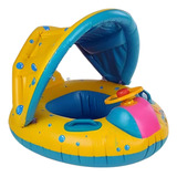 Boia Bebê Infantil Com Cobertura Proteção Piscina Inflável