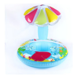 Boia Bote Bebê Fralda Infantil Inflável Proteção Cobertura Cor Azul 110 220v