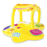 Boia Bote Infantil Inflável Bebê Com Fralda cobertura Intex