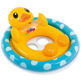 Boia Bote Infantil Inflável Pato Amarelo Intex 71cm X 58cm