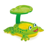 Boia Bote Infantil Piscina C Fralda E Cobertura Sapinho