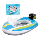 Boia Bote Inflável Infantil Encaixe Pernas Piscina Barco