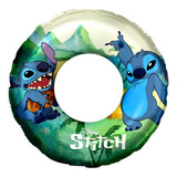 Boia Circula Inflável Stitch Redonda Piscina Praia Disney Cor Boia Stitich Colorida