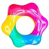 Boia Circular Inflável 60cm Design Estrela Colorida