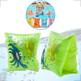 Boia De Braço Para Crianças Inflavel Piscina 30kg Infantil Cor Verde