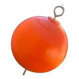 Boia De Demarcação Arinque Redonda C Ferragens Laranja 40cm