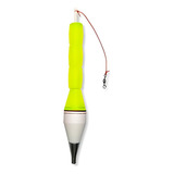 Bóia De Pesca Torpedo 70g pino Arremesso Bóias Barão N9 Cor Amarelo