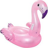 Boia Divertida Flamingo C Alça Descanso Calor Bestway