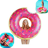 Boia Donuts Gigante Até 100kg 120cm Rosquinha Inflavel