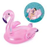 Boia Flamingo Rosa Gigante Inflável Praia Piscina 1 20m Ntk