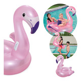 Boia Flamingo Rosa Gigante Inflável Praia Piscina 1 20m Ntk