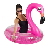 Boia Flamingo Rosa Pink Com Glitter Grande Piscina Inflável