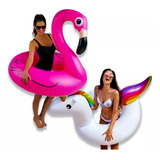 Boia Flamingo Unicornio Gigante Piscina Inflável