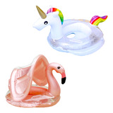 Boia Infantil Bebê Menina Cobertura Flamingo Unicornio Praia