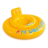 Boia Inflável Baby Meu Primeiro Bote Comfort Intex 56585 Cor Amarelo