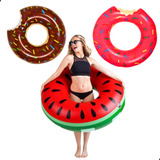 Boia Inflável Donuts E Melancia Para Crianças E Adultos