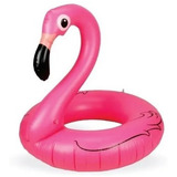 Boia Inflável Flamingo Rosa Inflável Praia Piscina 90cm