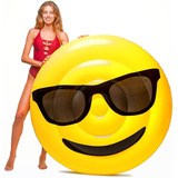 Boia Inflável Gigante Emoji Óculos De