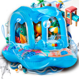 Boia Inflável Infantil Assento Cobertura Proteção Uv Piscina