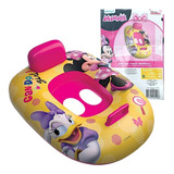Boia Inflável Infantil Piscina Praia Bote Fralda Bebê Minnie
