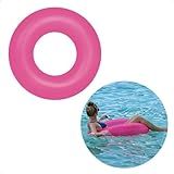 Boia Inflável Neon 90 Cm Redonda Piscina Praia Infantil ROSA