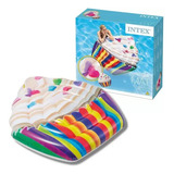 Bóia Inflável Pra Piscina Picolé Colorido Gigante Bote Intex