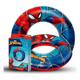 Boia Inflável Redonda Para Piscina Homem Aranha Infantil