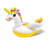 Boia Inflável Unicórnio Bote Grande Infantil Piscina Praia
