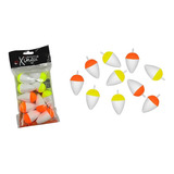 Boia Pesca Isopor N 0 2 5 Cm Cartela C 10 Peças Lambari