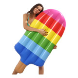 Boia Picolé Colchão Inflável 180cm Gigante Praia Piscina