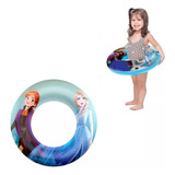 Bóia Piscina Praia Circular Infantil Inflável 56cm Frozen