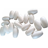 Boia Rede Pesca Cortiça Flutuador Isopor Corvina 83mm 50 Un