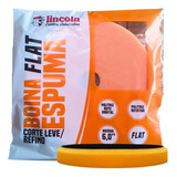 Boina Espuma Laranja Flat 6 Pol Corte Leve Refino Lincoln