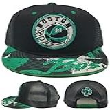 Boina New Leader Premium Retro Circle Mesh Trucker Trevo Preto Verde Era Boné Snapback